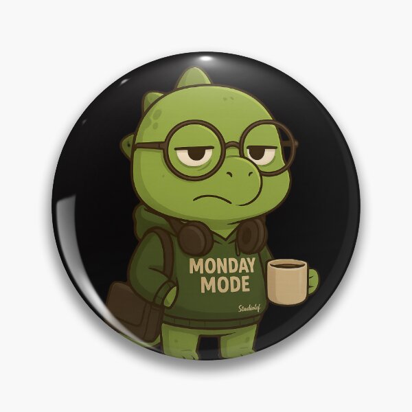 Item preview, Monday_Mode Dino _Too Cool to Care designed and sold by Studiokif.
