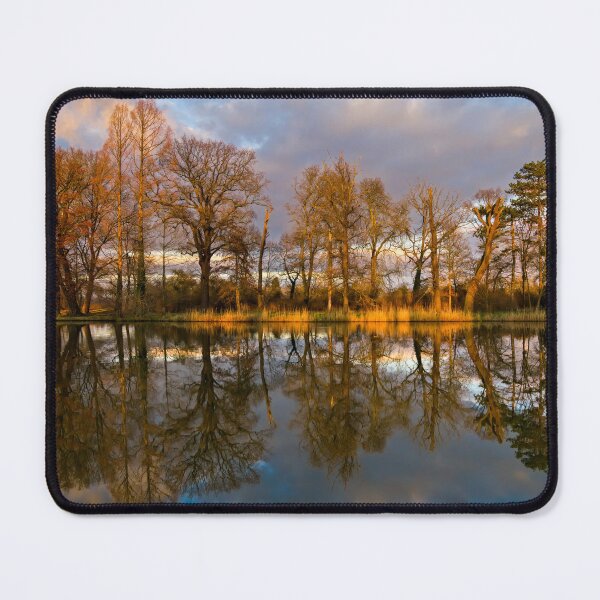 Item preview, Mirror of Silence – Sunset at the Lake designed and sold by Pepe2024.