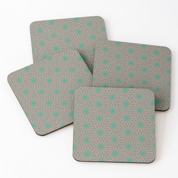 Item preview, Midcentury Hexagon Abstract Pattern designed and sold by Sycorax Studio.