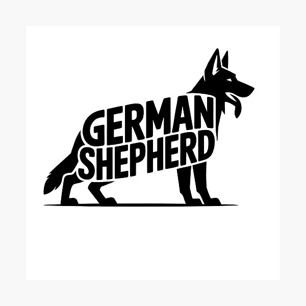Item preview, German Shepherd Silhouette designed and sold by TheAnimalZ00.