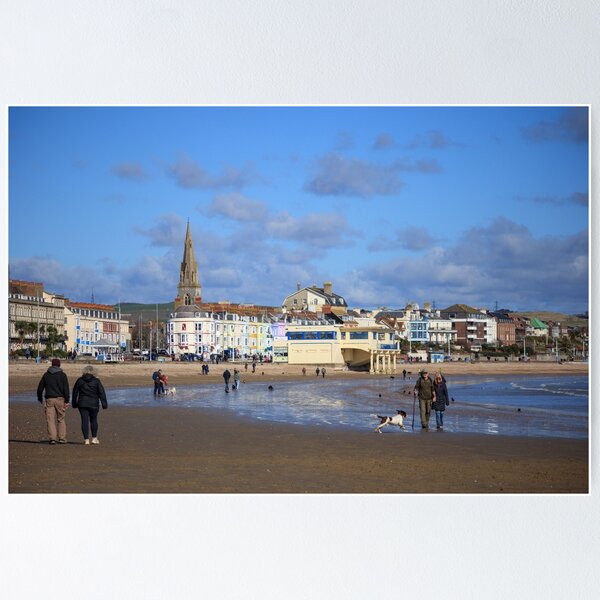 Item preview, Weymouth Beach in the early morning designed and sold by Aham Photos.