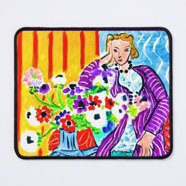 Item preview, Henri Matisse, Detail of Purple Robe with Anemones, 1937. designed and sold by CristalleLisa.