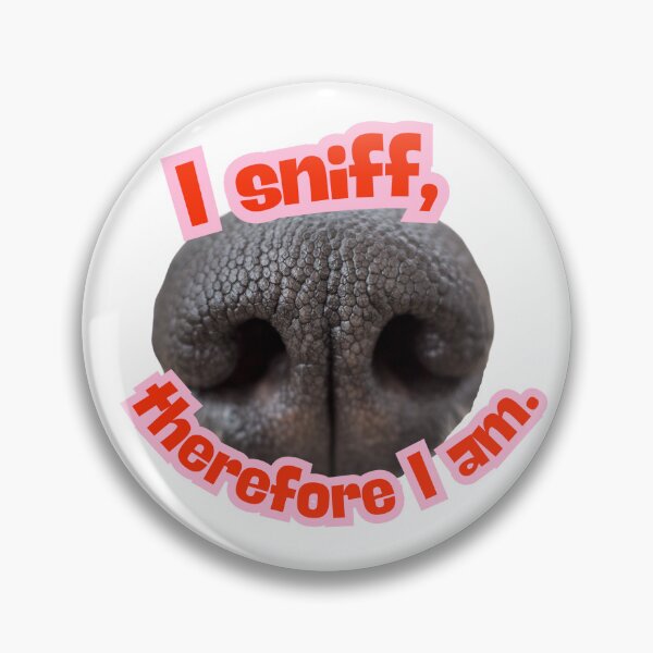 Item preview, Funny Dog Philosophy Sniff Art designed and sold by Fika-Town.