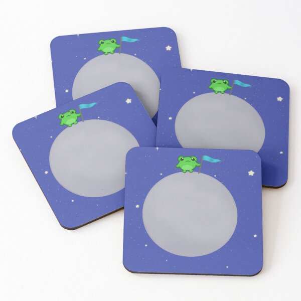 Item preview, Frog on the Moon designed and sold by StarsFrogEscape.