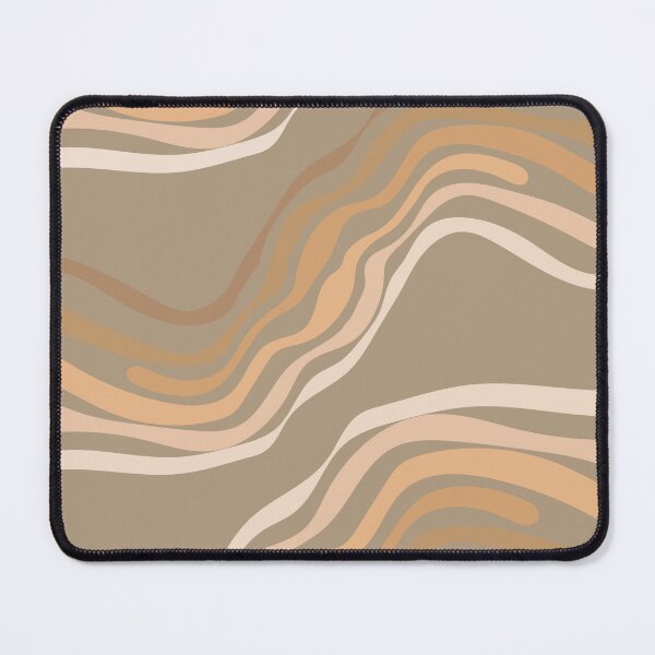 Item preview, Modern Earth Flow – Abstract Wavy Line Art designed and sold by Meldora.