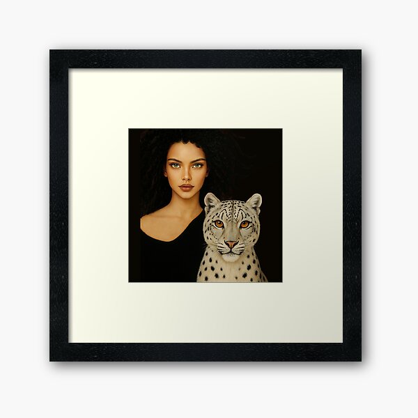 Item preview, Girl with a big cat designed and sold by MaPerle.