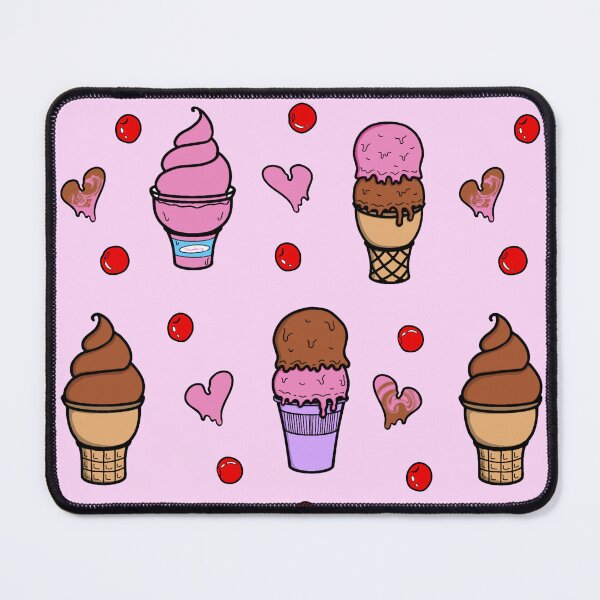 Item preview, Strawberry and Chocolate Ice Cream (Sticker Pack) designed and sold by Ti11iever.