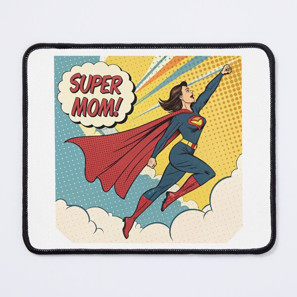 Item preview, Super Mom – Flying Hero Sticker for Mother’s Day designed and sold by asliberry.