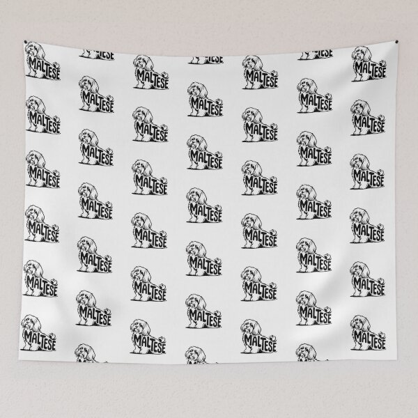 Item preview, Maltese Dog Silhouette designed and sold by TheAnimalZ00.