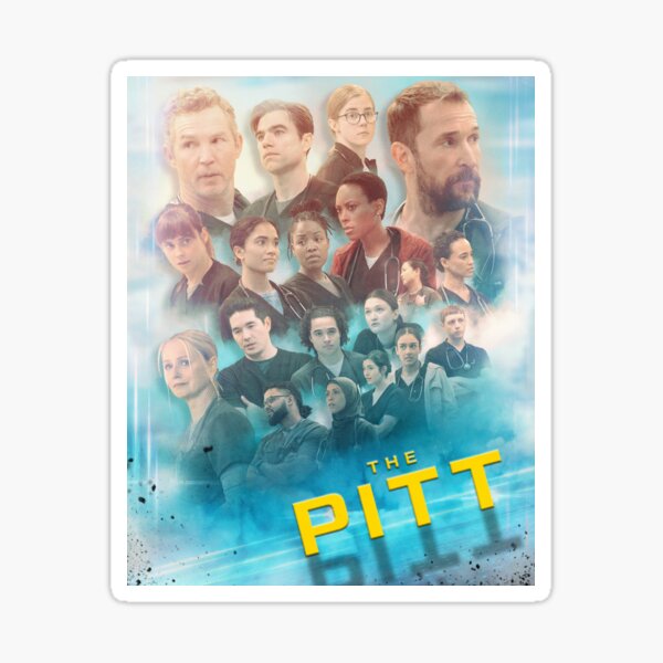 Vista previa del artículo con la obra «The Pitt: Conjunto médico», diseñado y vendido por vickytoriaq.