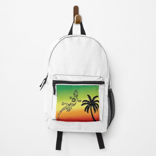 Item preview, Tropical Spirit - Maori Lizard and Sunset. designed and sold by Nine-et-moi.