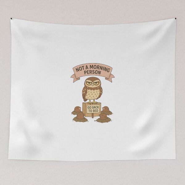 Item preview, Not a Morning Person - Go Back to Bed designed and sold by FBA.