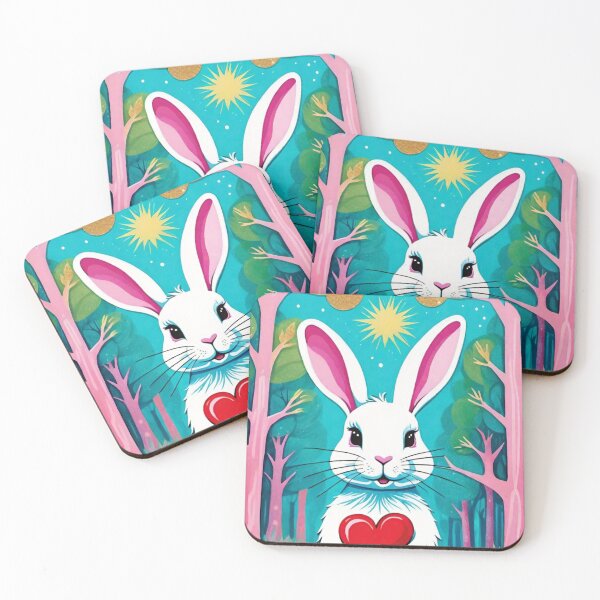 Item preview, The white rabbit  designed and sold by JLeonardoArt.
