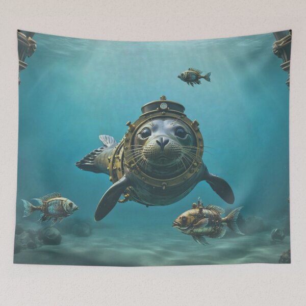 Item preview, Steampunk Seal designed and sold by NikkiBear67.