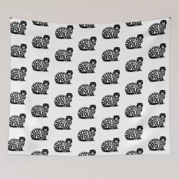 Item preview, Scottish Fold Cat Silhouette designed and sold by TheAnimalZ00.