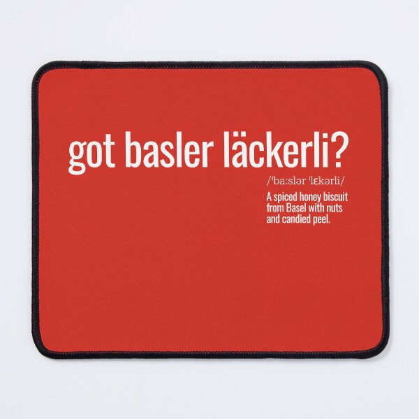 Item preview, got basler läckerli? designed and sold by nature. electrified..