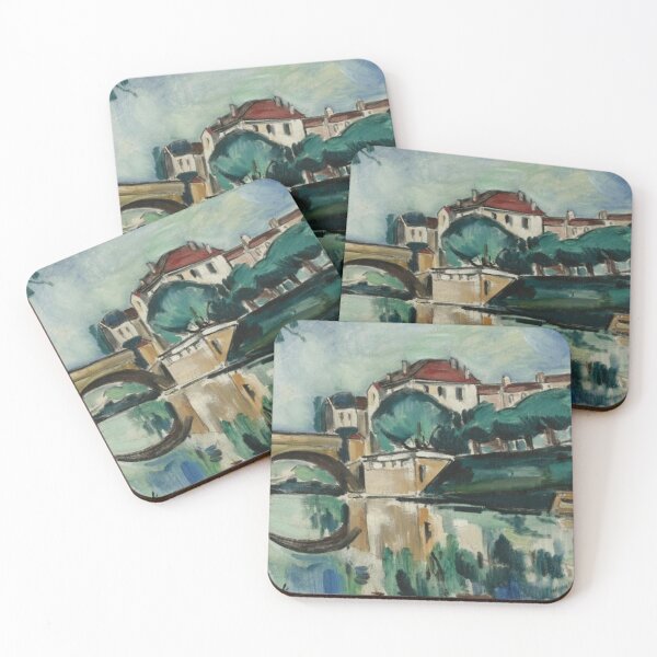 Item preview, The Poissy Bridge (Le pont de Poissy), Maurice de Vlaminck, c.1910, oil on canvas designed and sold by CristalleLisa.