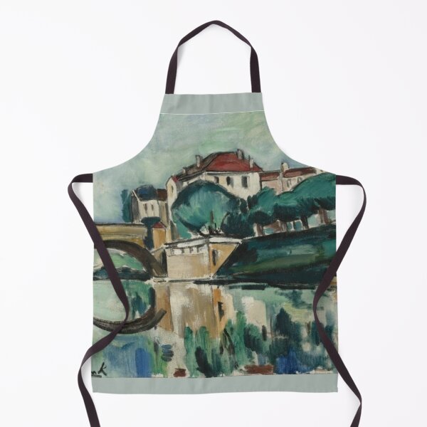 Item preview, The Poissy Bridge (Le pont de Poissy), Maurice de Vlaminck, c.1910, oil on canvas designed and sold by CristalleLisa.