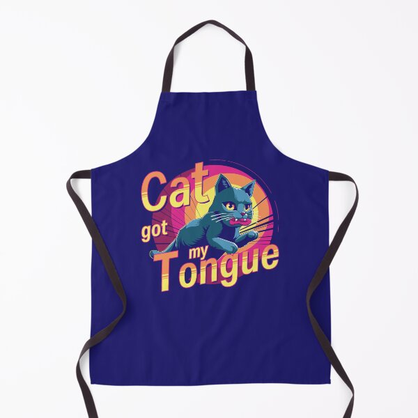Item preview, Cat Got My Tongue – 80s Retro Vibes designed and sold by W-O-A-K.
