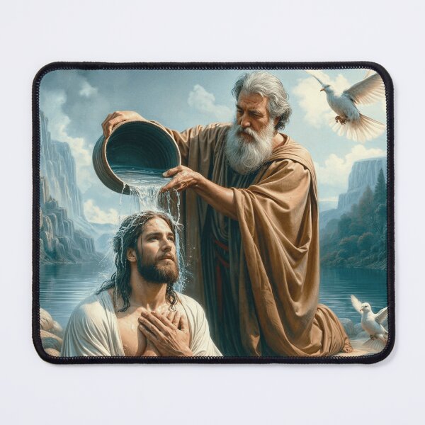 Item preview, THE BAPTISM OF JESUS designed and sold by origingallery.