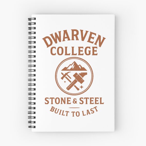 Item preview, Dwarven College Stone and Steel designed and sold by PrometheanAppCo.