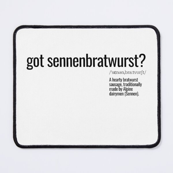 Item preview, got sennenbratwurst? designed and sold by nature. electrified..