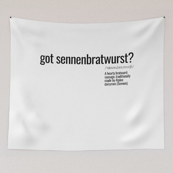 Item preview, got sennenbratwurst? designed and sold by nature. electrified..