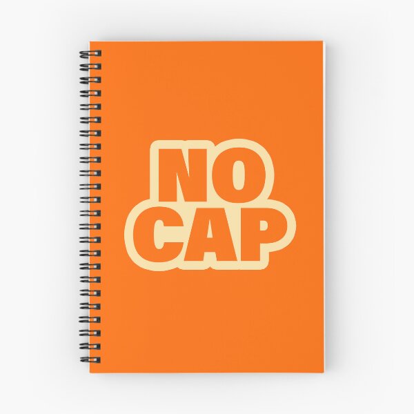 Item preview, No Cap, Orange Bold designed and sold by Memes N Lore .