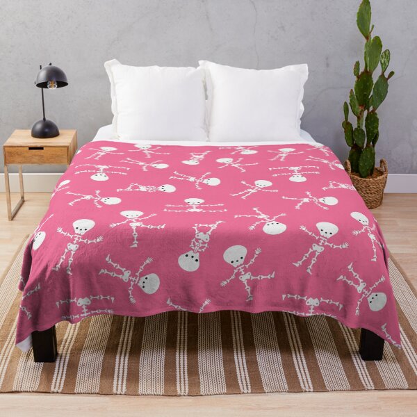 Item preview, dancing skeletons - pink designed and sold by Becca Alessi.