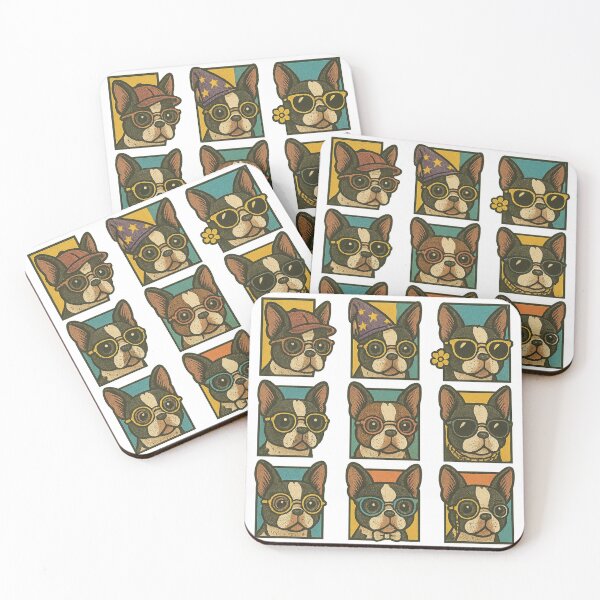 Item preview, Boston Terrier Trendsetters  designed and sold by Fluff and Tough.