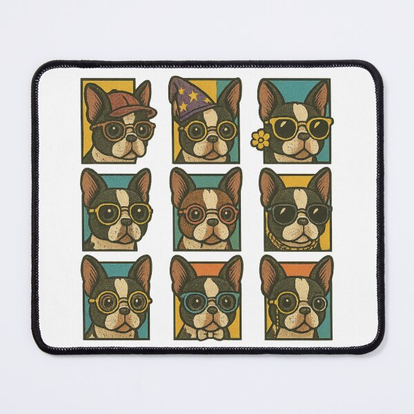 Item preview, Boston Terrier Trendsetters designed and sold by Fluff and Tough.