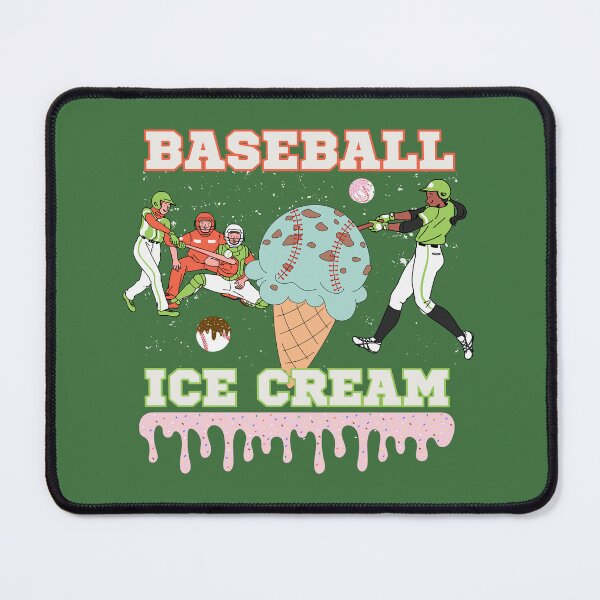 Item preview, Baseball Dripping Ice Cream Drip Youth Boys Baseball designed and sold by Pishpunta.