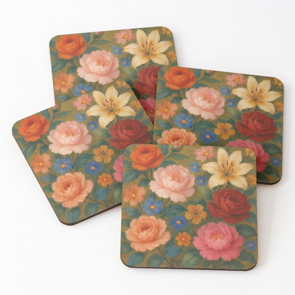 Item preview, Vintage Flowers Painting  designed and sold by crazypattern.