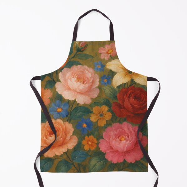 Item preview, Vintage Flowers Painting designed and sold by crazypattern.