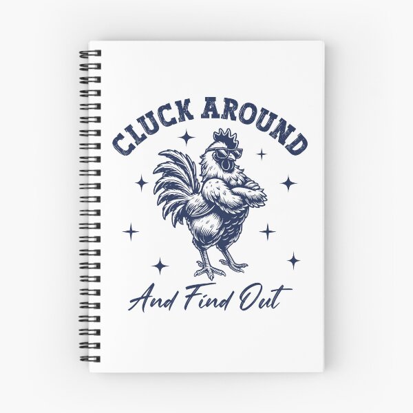 Item preview, CLUCK AROUND AND FIND OUT RETRO designed and sold by FlutteringWings.