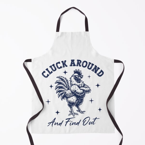 Item preview, CLUCK AROUND AND FIND OUT RETRO designed and sold by FlutteringWings.