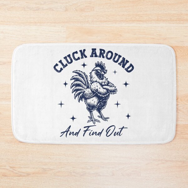 Item preview, CLUCK AROUND AND FIND OUT RETRO designed and sold by FlutteringWings.