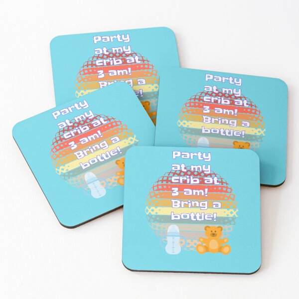 Item preview, Party at my crib at 3am. Bring a bottle. (Boys' version.) designed and sold by CristalleLisa.