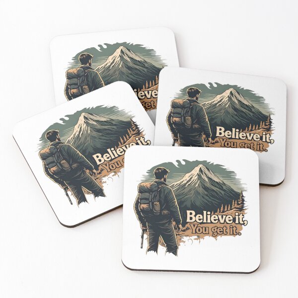 Item preview, Believe It, You Get It  – Adventure Mindset Tee designed and sold by ibrahimissa.