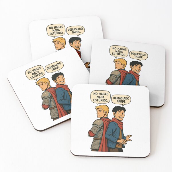 Item preview, Merlin and Arthur in medieval meme mode designed and sold by ElCineFriki.