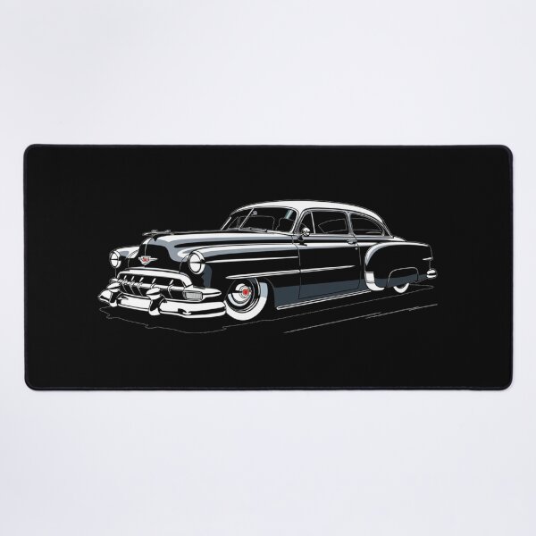 Item preview, 1953 Black Chevy Bel Air – Classic Lowrider American Car Art designed and sold by TheArtOfCar.