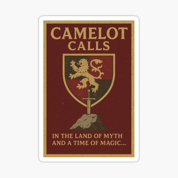 Artikel-Vorschau von Camelot-Schild – Ehre und Magie, designt und verkauft von ElCineFriki.