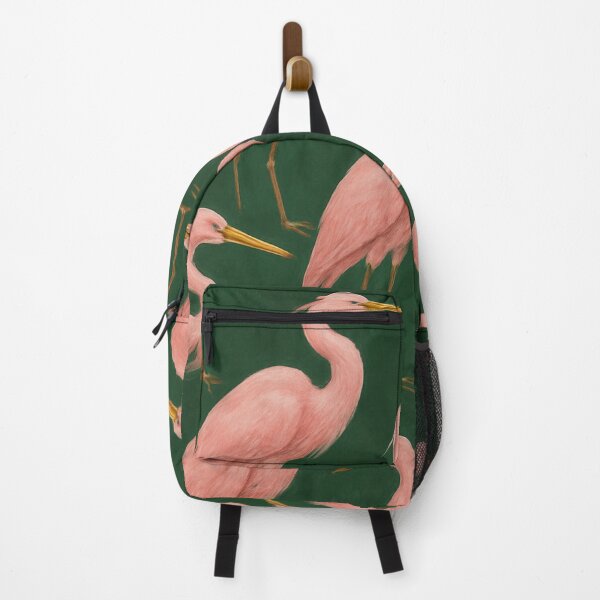Item preview, Antique Pink Herons Painting designed and sold by crazypattern.