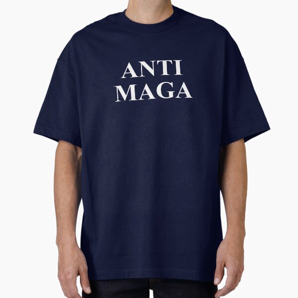 Item preview, Anti MAGA Print Political Statement Design Liberal Anti Trump Artwork Vote Blue 2024 Shirt Sticker Poster designed and sold by BRAINROTWEAR.