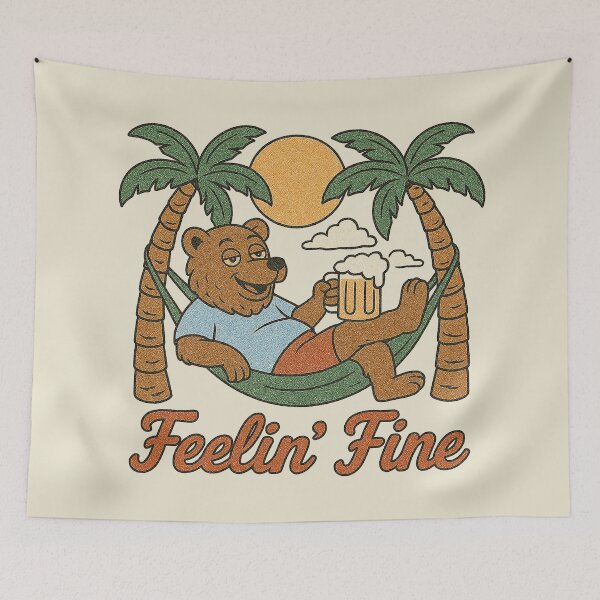 Item preview, Feelin' Fine Hammock Bear designed and sold by zzz888.
