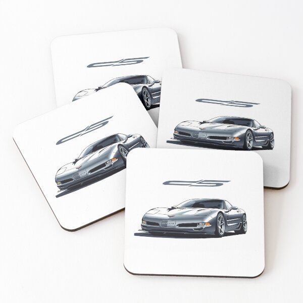 Item preview, Silver C5 Corvette – Modern American Muscle Car Art  designed and sold by TheArtOfCar.