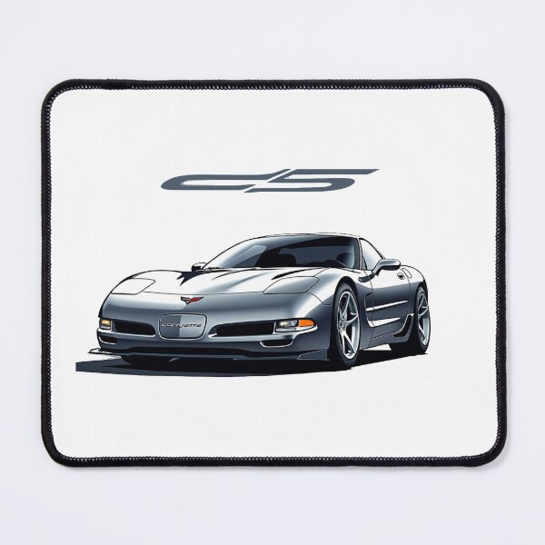 Item preview, Silver C5 Corvette – Modern American Muscle Car Art  designed and sold by TheArtOfCar.