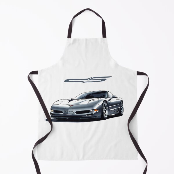 Item preview, Silver C5 Corvette – Modern American Muscle Car Art designed and sold by TheArtOfCar.