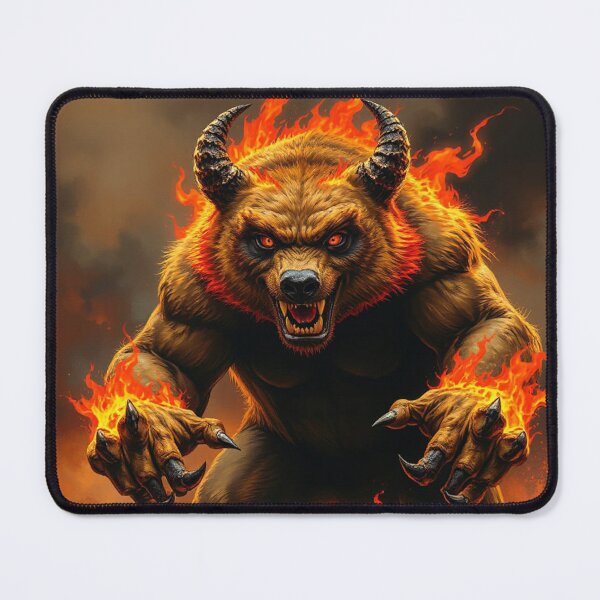 Item preview, Demon Bear - Engulfed in Flames designed and sold by shakespeare1212.