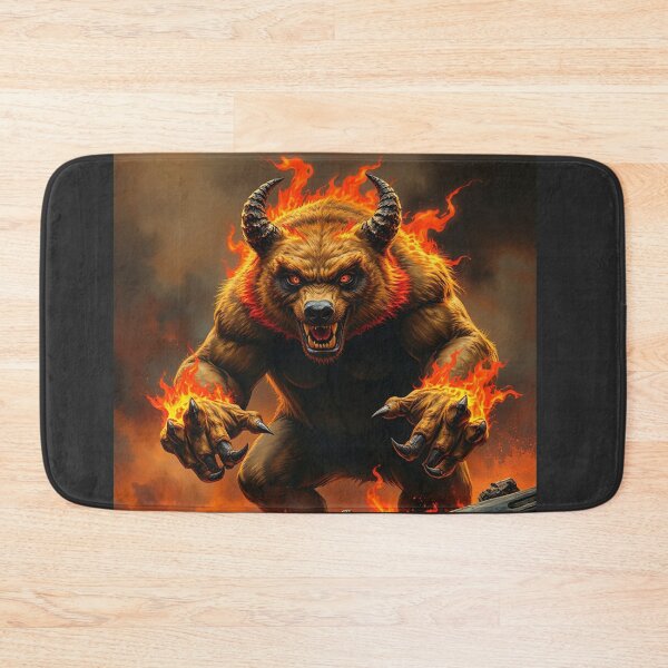 Item preview, Demon Bear - Engulfed in Flames designed and sold by shakespeare1212.